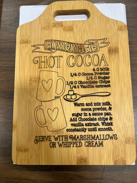 Cutting Board - Hot Cocoa
